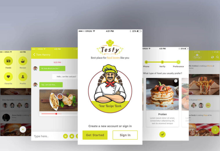 UI Design for Restaurant App