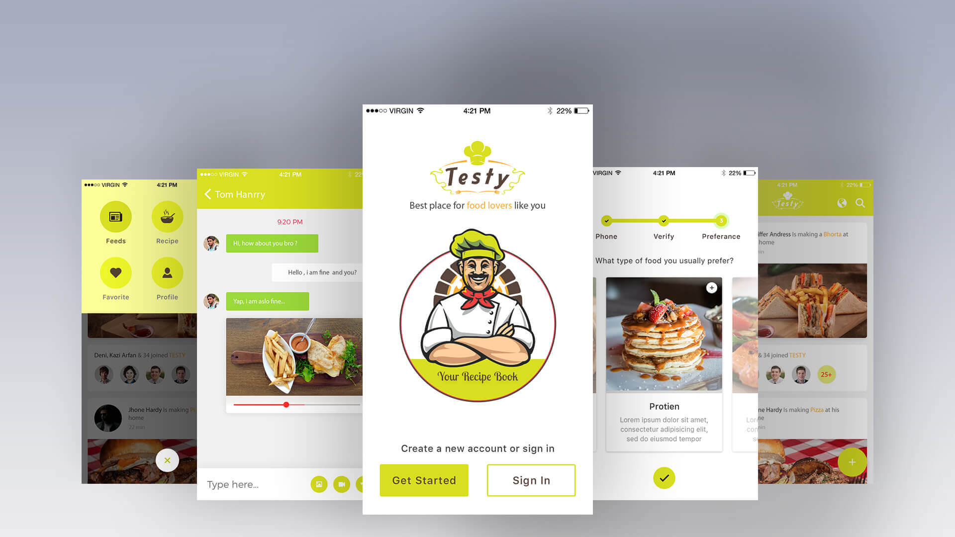 UI Design for Restaurant App