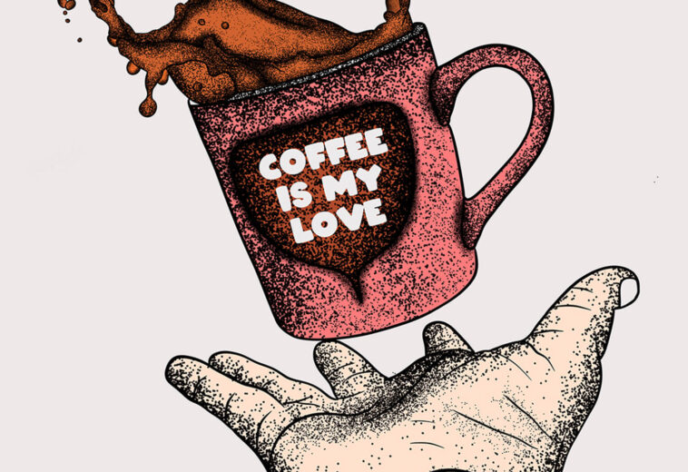 Coffee is My Love – Stippling Art