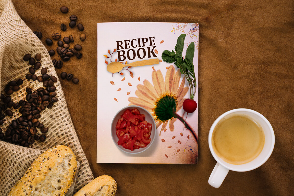 Blank Recipe Book Cover for KDP