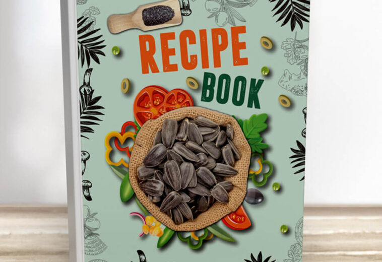 Blank Recipe Book Cove Design for KDP