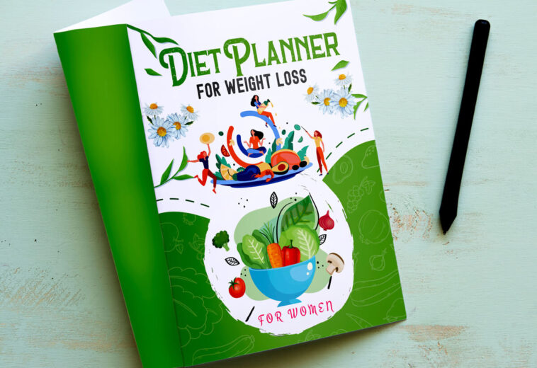 Diet Planner Book Cover for KDP