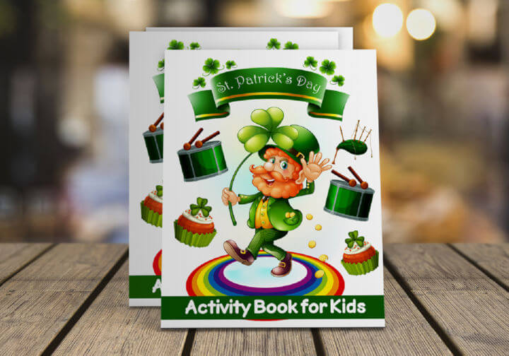 ST Patrick Activity Book Cover Design