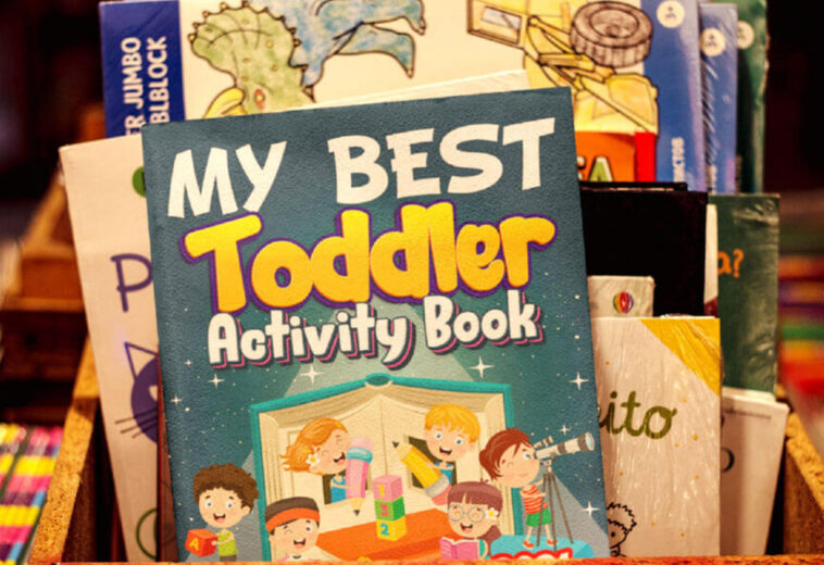 Toddler Activity Book Cover Design for KDP