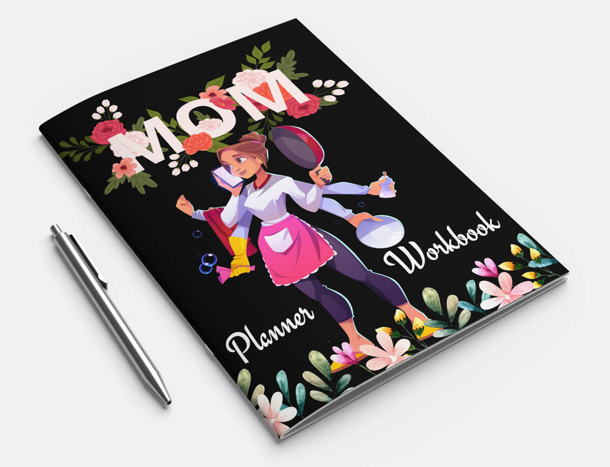 Mom Planner Workbook Cover Design