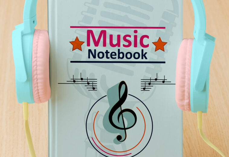 Music Notebook Cover Design