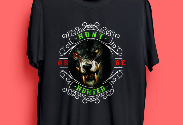 T-Shirt Design for Hunting Niche