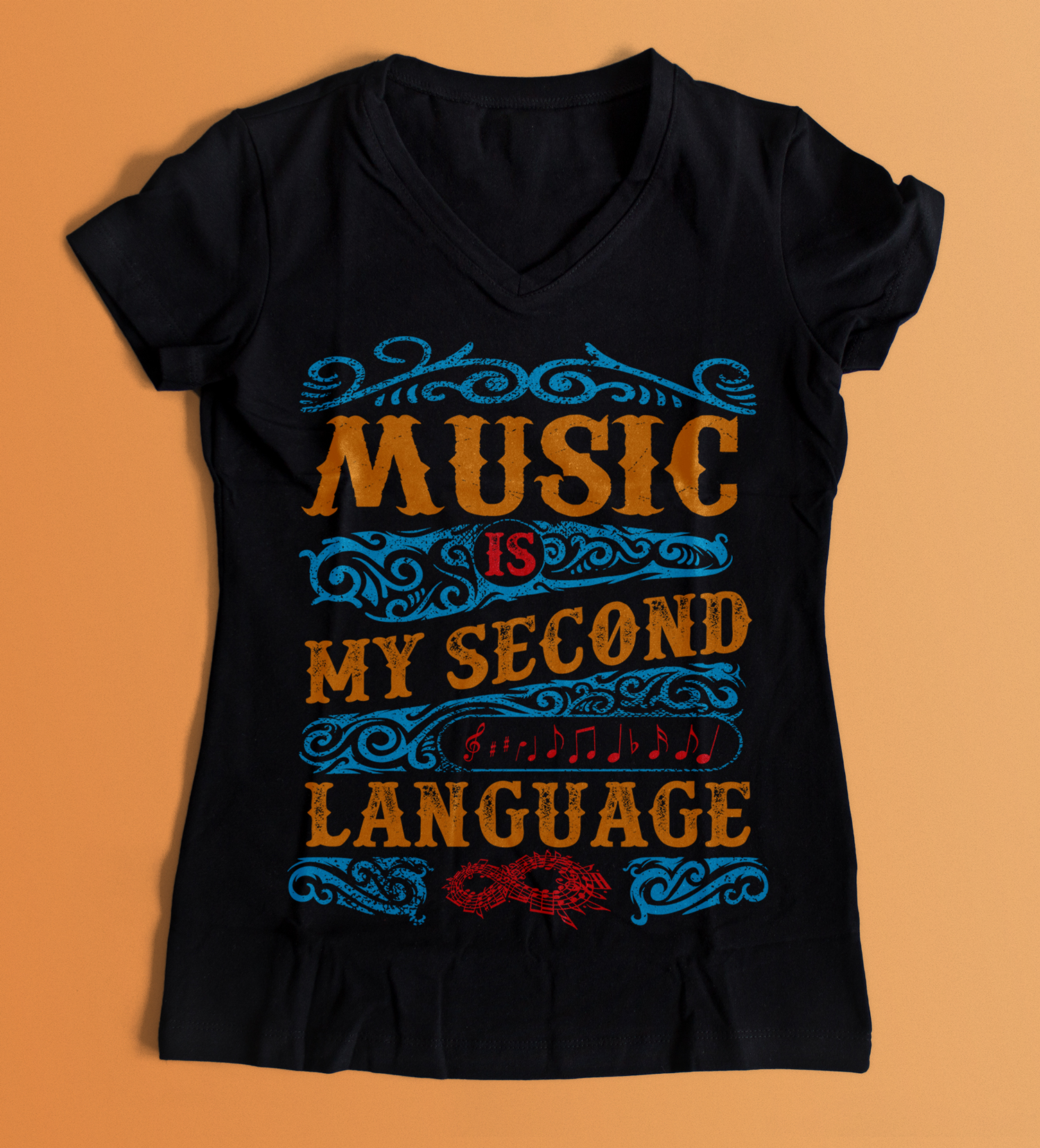 T-Shirt Design for Music Niche