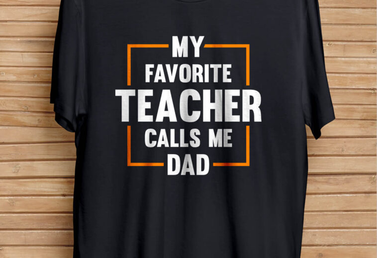 T-Shirt Design for Teacher Niche