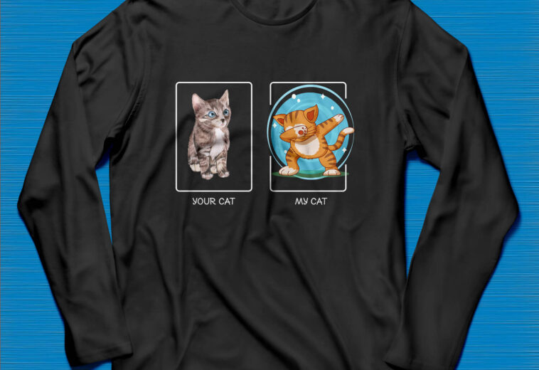 T-Shirt Design for Cat Niche